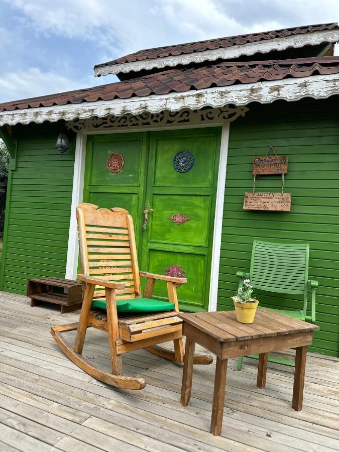Seyyah Cafe Bungalows Aliaga Buitenkant foto