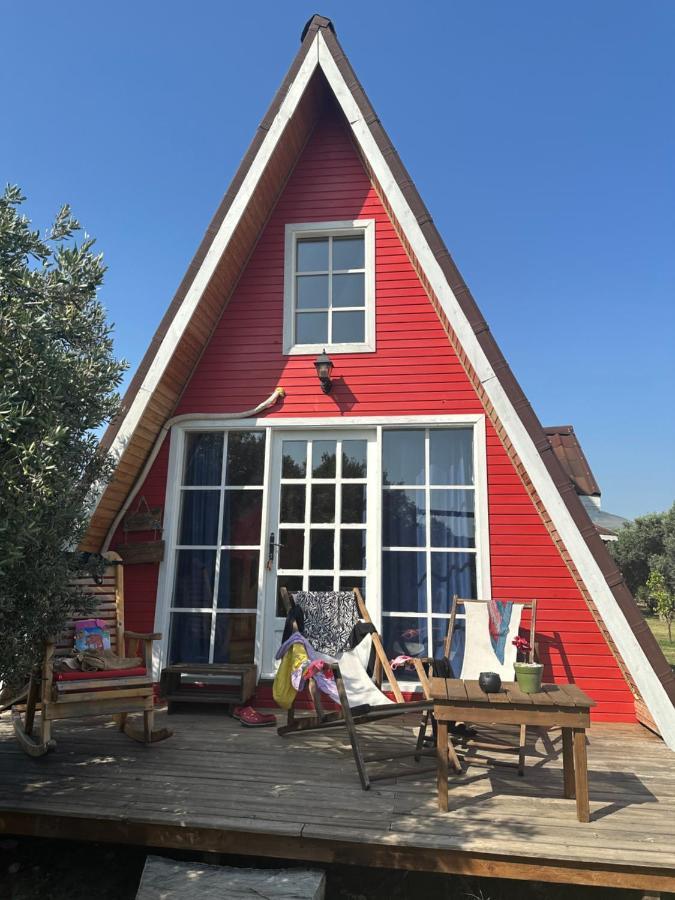 Seyyah Cafe Bungalows Aliaga Buitenkant foto